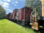 Wooded caboose
